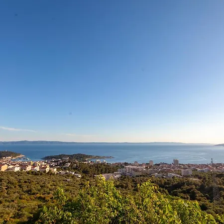 빌라 Idyllic Marieta With Private Pool, Unforgettable View And Free Parking 마카르스카